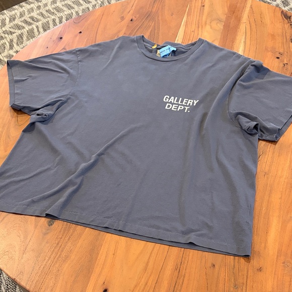 🏆 Used dry cleaned! Gallery Dept Charcoal Tee 2xl - Picture 2 of 6